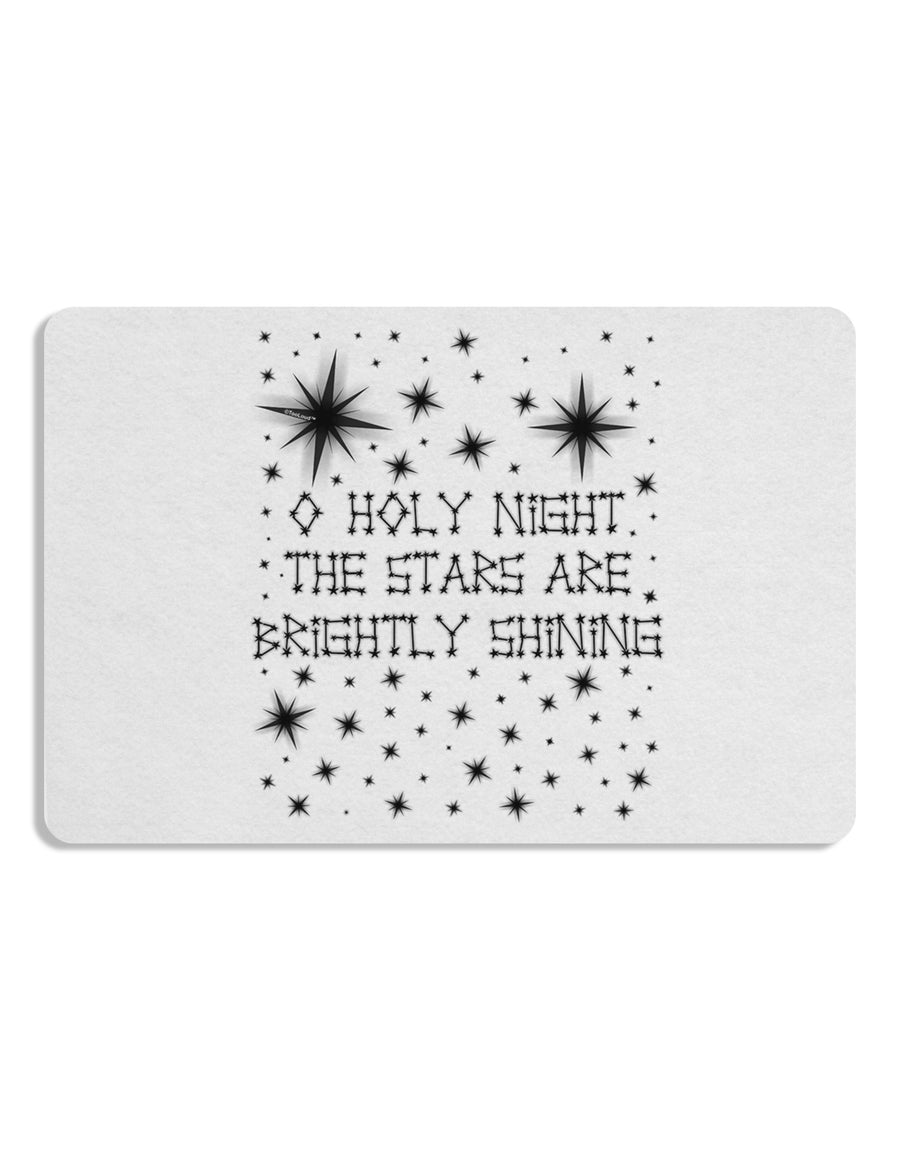 O Holy Night Shining Christmas Stars 12 x 18 Placemat Set of 4 Placemats-Placemat-TooLoud-White-Davson Sales