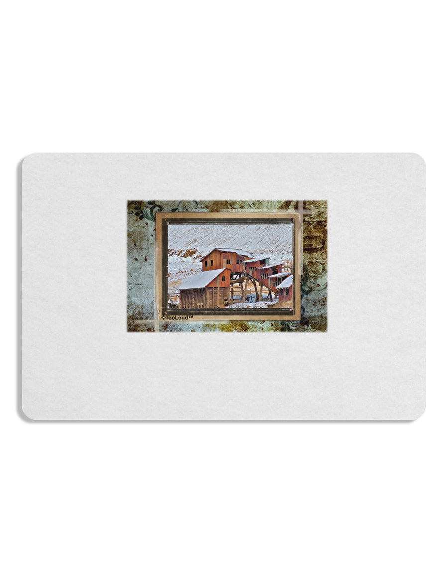 Mine Scene Colorado Placemat by TooLoud Set of 4 Placemats-Placemat-TooLoud-White-Davson Sales