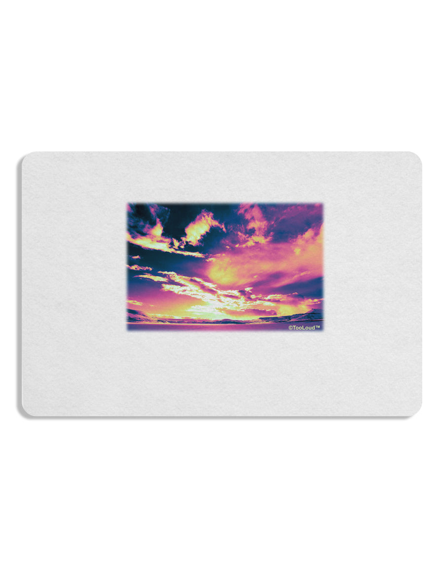 Blue Mesa Reservoir Surreal Placemat Set of 4 Placemats-Placemat-TooLoud-White-Davson Sales