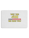 4th Be With You Beam Sword Placemat by TooLoud Set of 4 Placemats-Placemat-TooLoud-White-Davson Sales