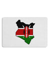 Kenya Flag Silhouette Placemat Set of 4 Placemats-Placemat-TooLoud-White-Davson Sales