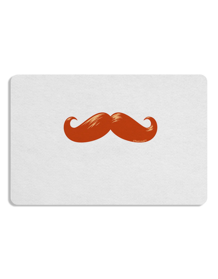 Big Redhead Mustache Placemat Set of 4 Placemats-Placemat-TooLoud-White-Davson Sales