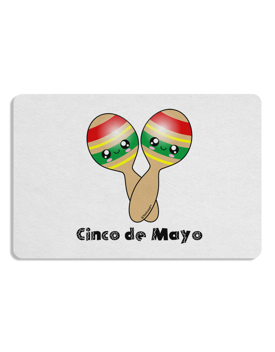 Cute Maracas Design - Cinco de Mayo Placemat by TooLoud Set of 4 Placemats-Placemat-TooLoud-White-Davson Sales