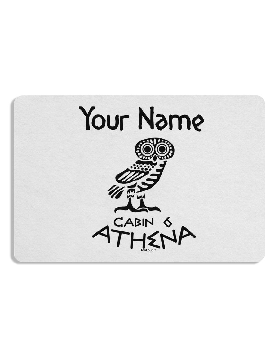 Personalized Cabin 6 Athena Placemat by TooLoud Set of 4 Placemats-Placemat-TooLoud-White-Davson Sales