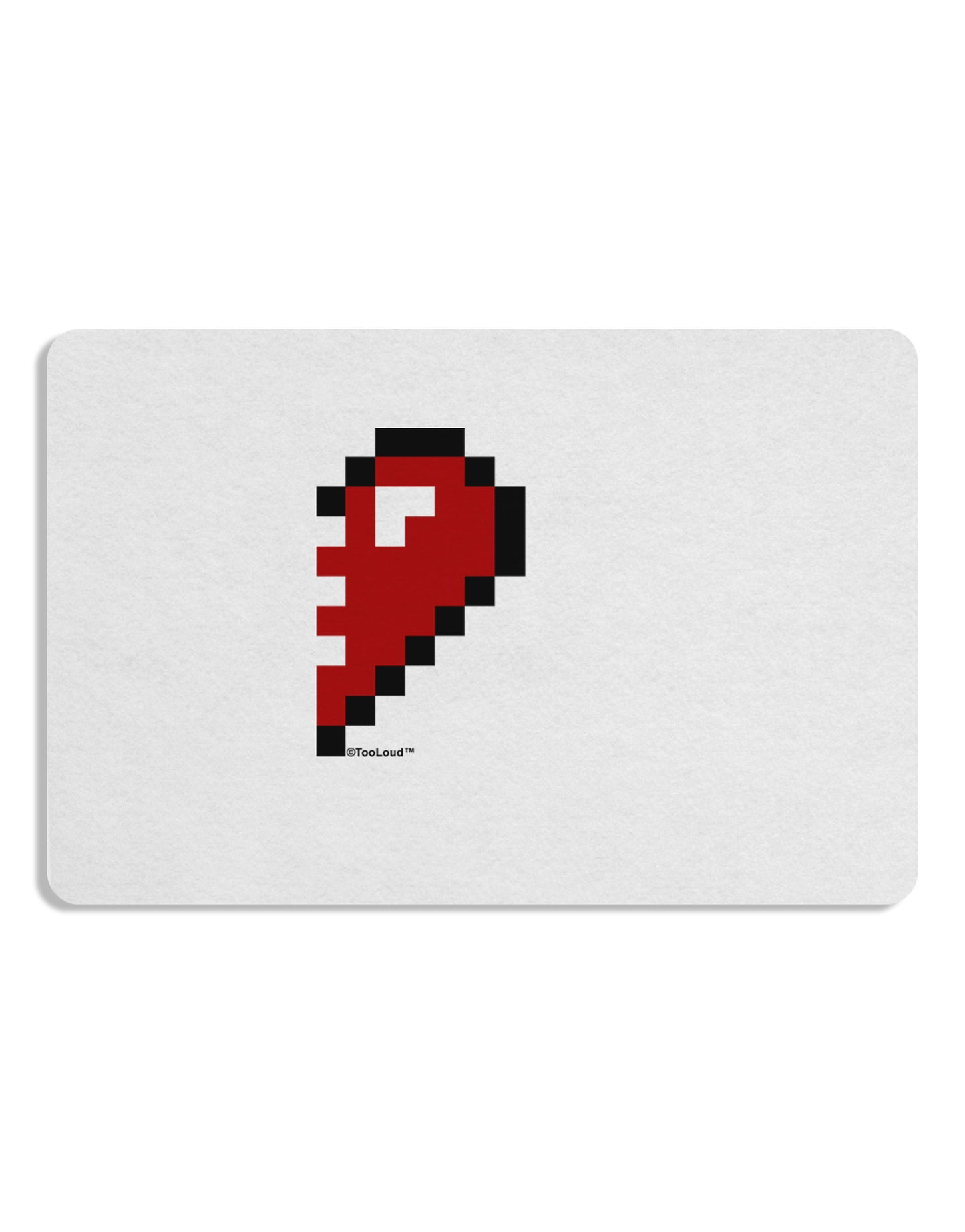 Couples Pixel Heart Design - Right Placemat by TooLoud Set of 4 Placemats-Placemat-TooLoud-White-Davson Sales
