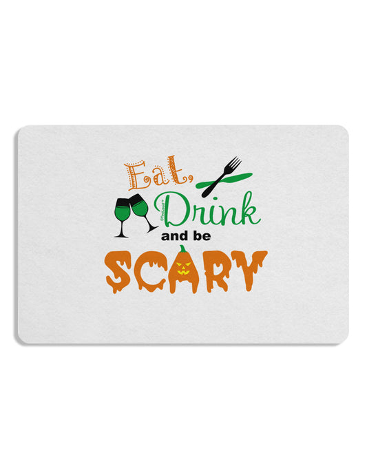 Eat Drink Scary Green Placemat Set of 4 Placemats-Placemat-TooLoud-White-Davson Sales