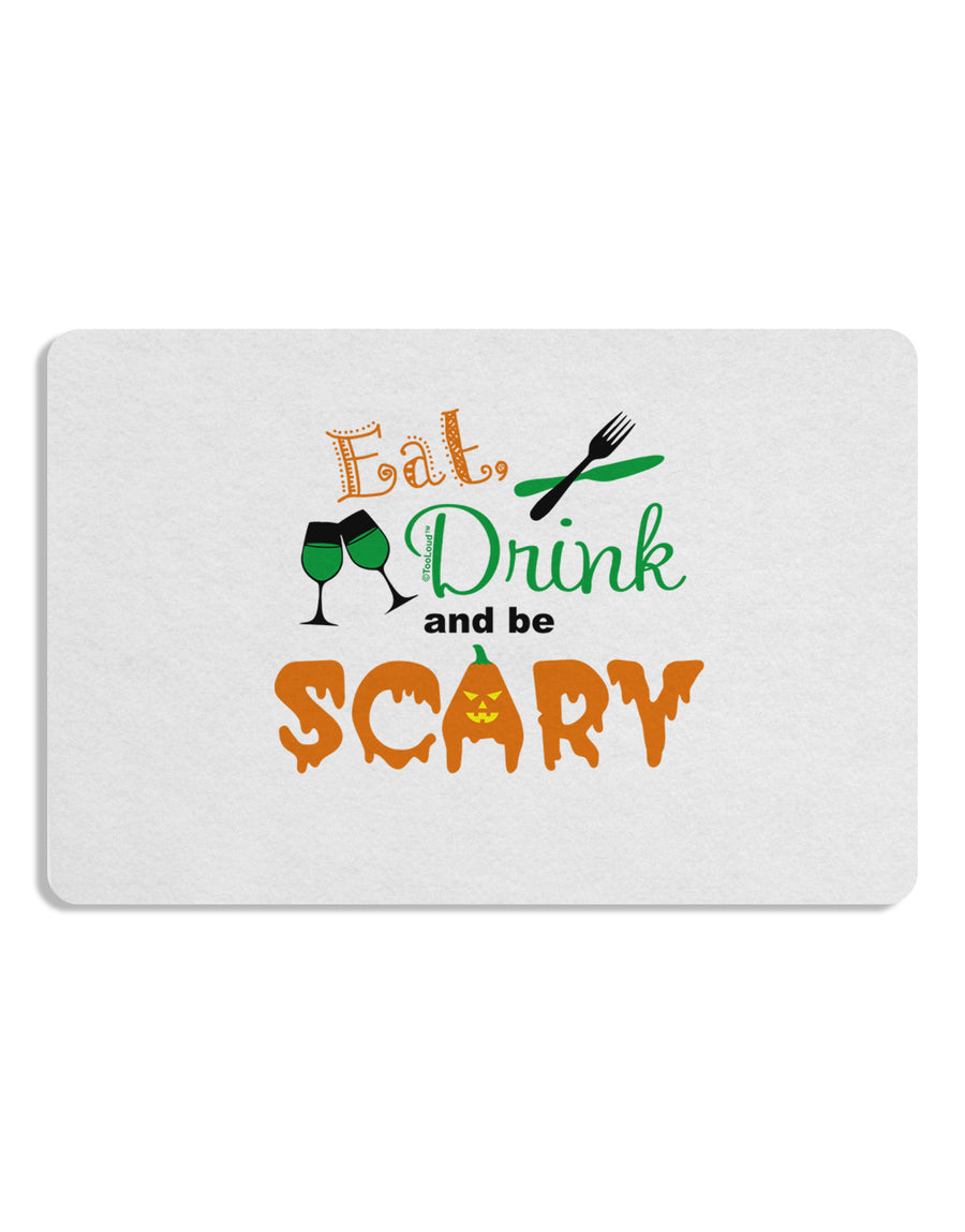 Eat Drink Scary Green Placemat Set of 4 Placemats-Placemat-TooLoud-White-Davson Sales