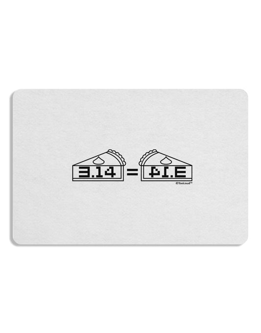 Pi Day Design - 314 Equals Pie Mirrored Pies Placemat by TooLoud Set of 4 Placemats-Placemat-TooLoud-White-Davson Sales
