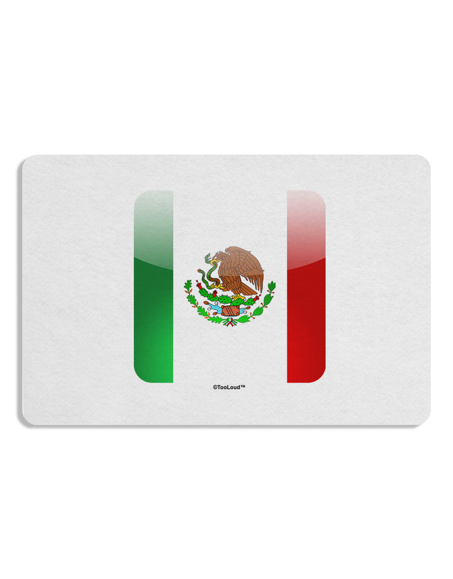 Mexican Flag App Icon Placemat by TooLoud Set of 4 Placemats-Placemat-TooLoud-White-Davson Sales