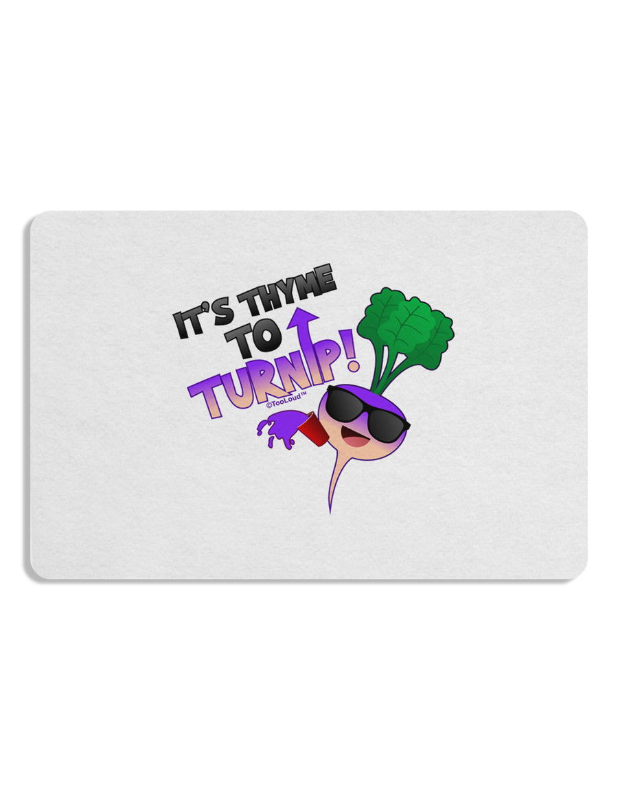 It's Thyme To Turnip Placemat Set of 4 Placemats-Placemat-TooLoud-White-Davson Sales