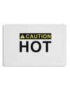 Caution Hot Warning Sign Placemat Set of 4 Placemats-Placemat-TooLoud-White-Davson Sales