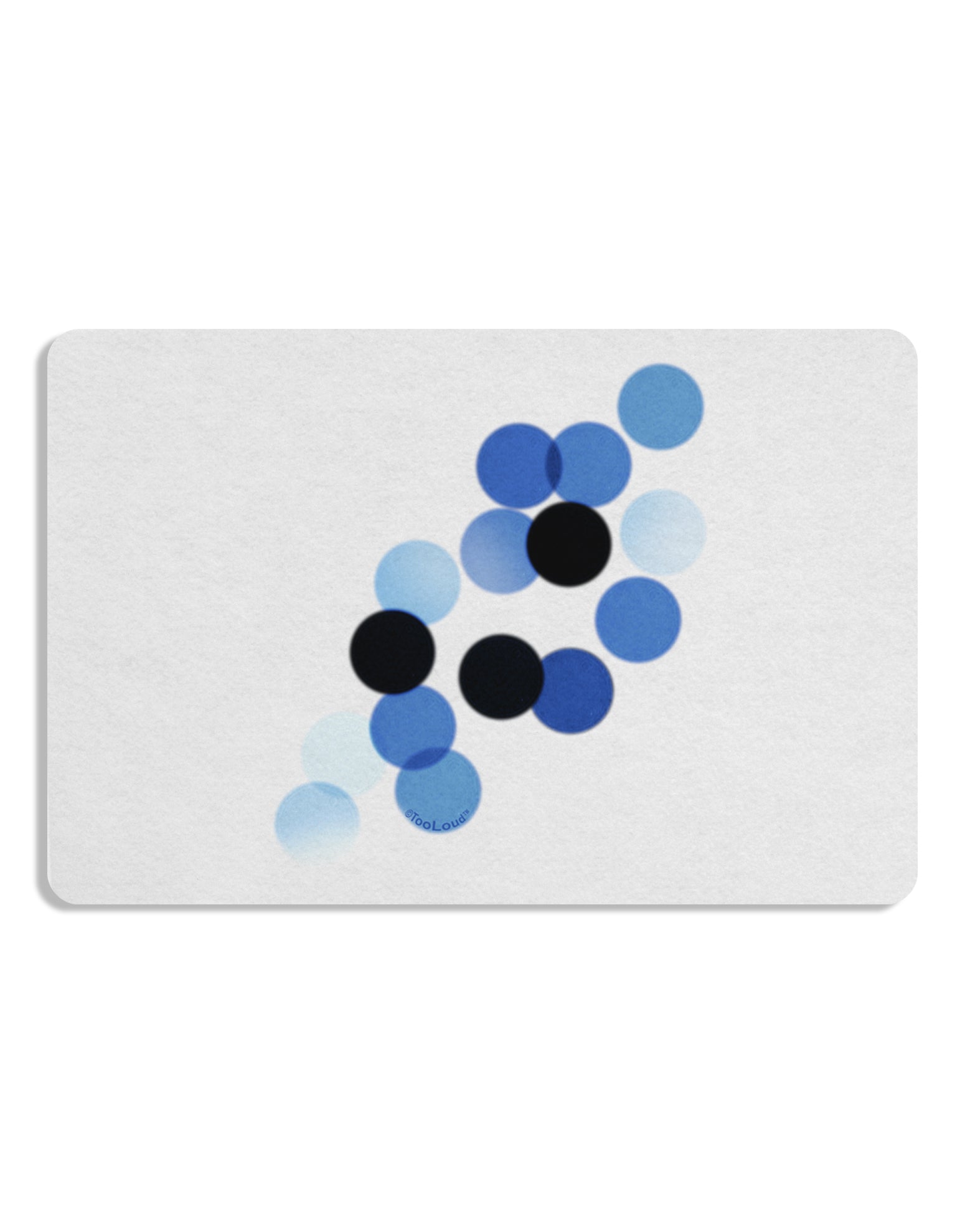 Inverted Bokeh Placemat by TooLoud Set of 4 Placemats-Placemat-TooLoud-White-Davson Sales