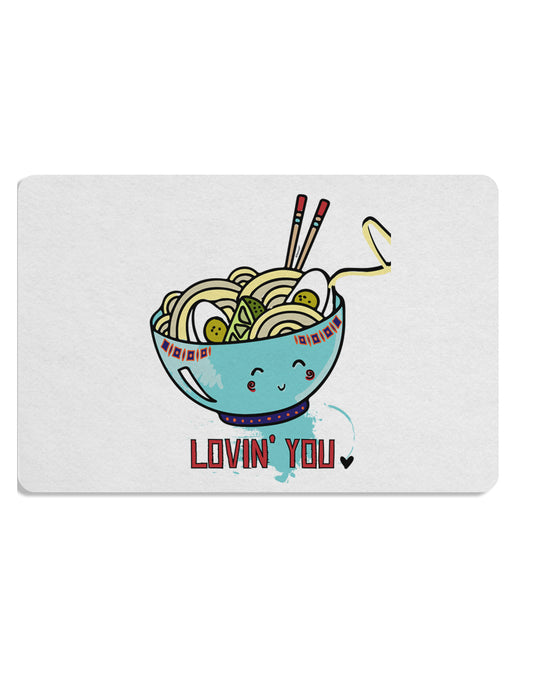 TooLoud Matching Lovin You Blue Pho Bowl Placemat Set of 4 Placemats Multi-pack-Placemat-TooLoud-Davson Sales