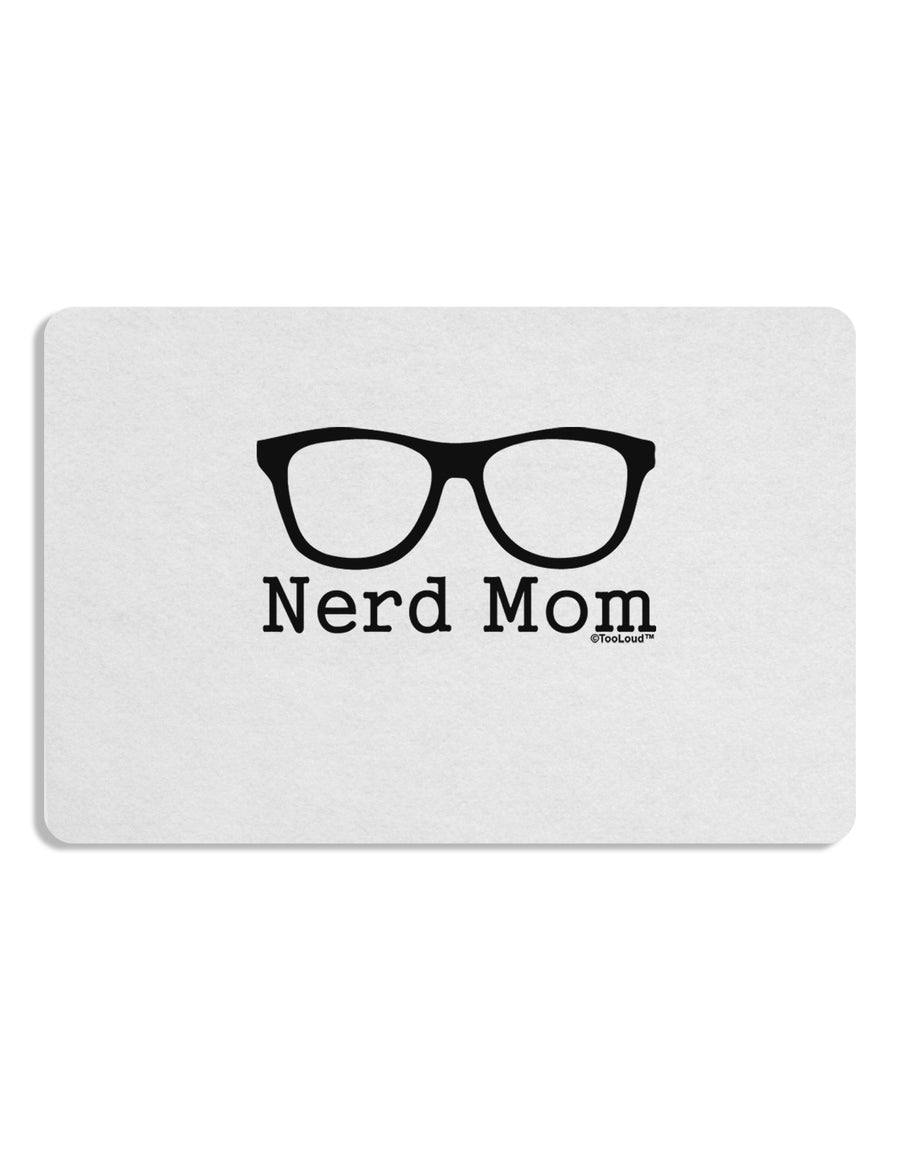 Nerd Mom - Glasses Placemat by TooLoud Set of 4 Placemats-Placemat-TooLoud-White-Davson Sales