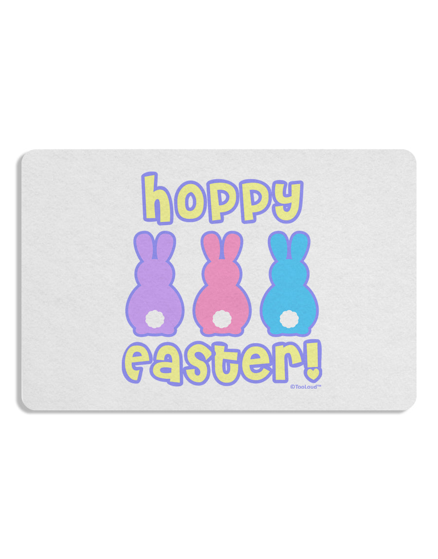 Three Easter Bunnies - Hoppy Easter Placemat by TooLoud Set of 4 Placemats-Placemat-TooLoud-White-Davson Sales