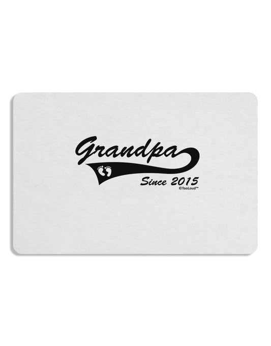 Grandpa Since 2015 Placemat by TooLoud Set of 4 Placemats-Placemat-TooLoud-White-Davson Sales