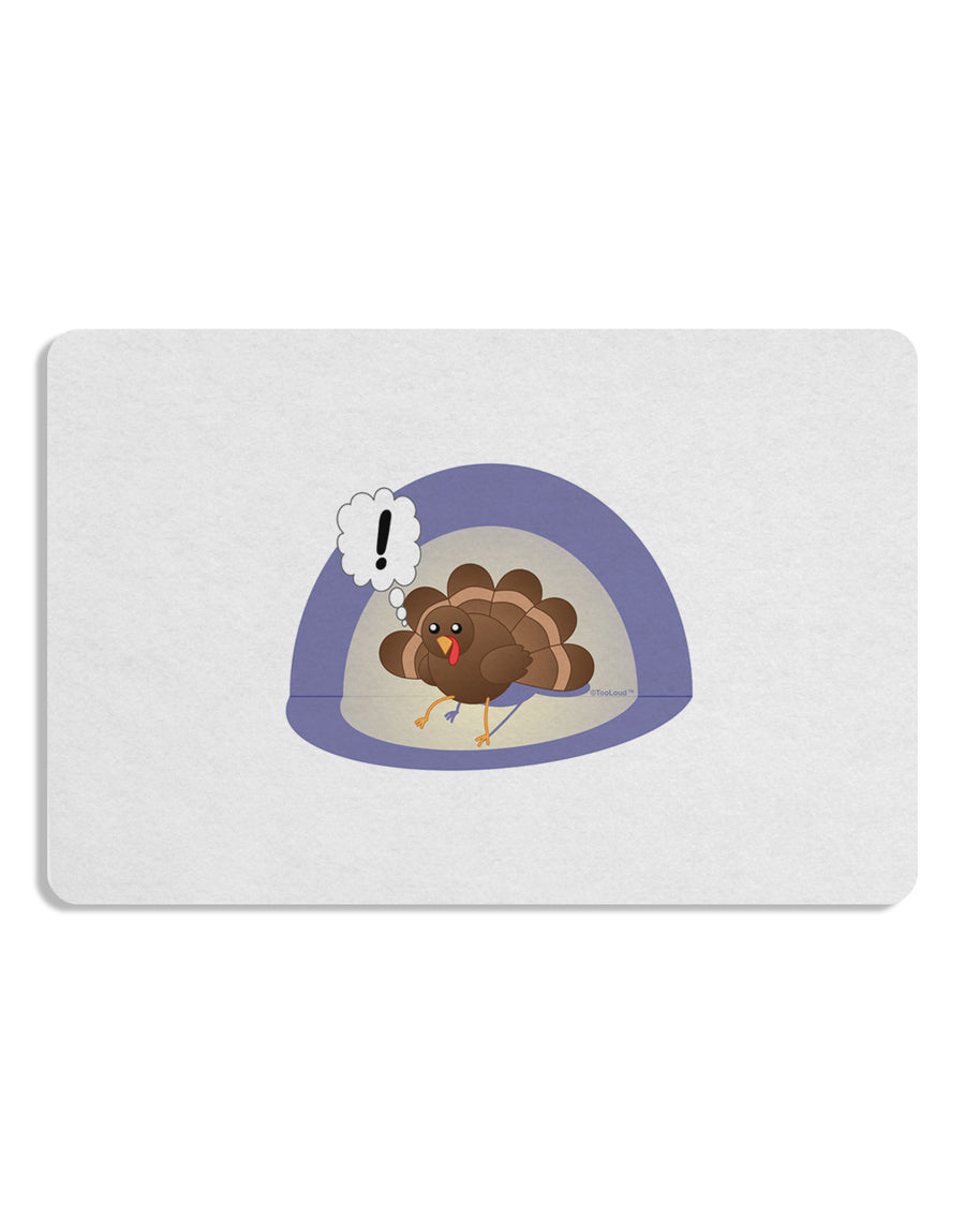 Escaping Turkey - Funny Thanksgiving 12 x 18 Placemat Set of 4 Placemats-Placemat-TooLoud-White-Davson Sales