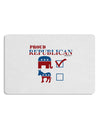 Proud Republican Checkmark Placemat Set of 4 Placemats-Placemat-TooLoud-White-Davson Sales