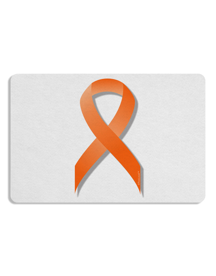 Leukemia Awareness Ribbon - Orange Placemat Set of 4 Placemats-Placemat-TooLoud-White-Davson Sales