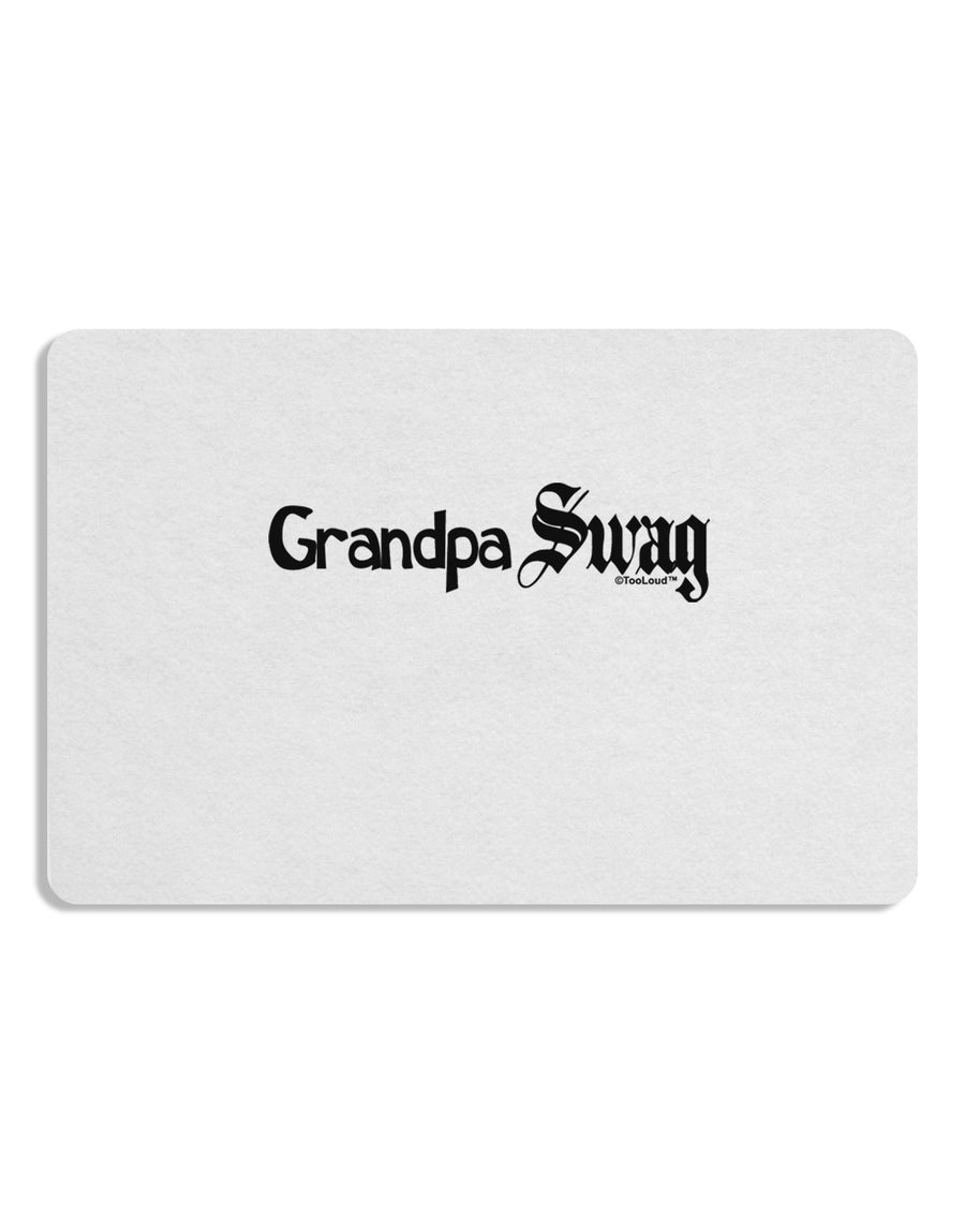 Grandpa Swag Text Placemat by TooLoud Set of 4 Placemats-Placemat-TooLoud-White-Davson Sales