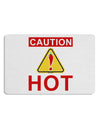 Caution Hot Chili Pepper Sign Placemat Set of 4 Placemats-Placemat-TooLoud-White-Davson Sales