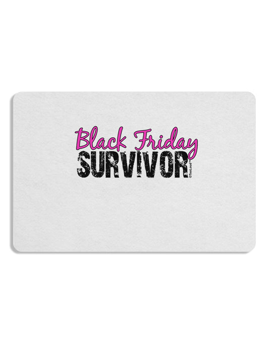 Black Friday Survivor Placemat Set of 4 Placemats-Placemat-TooLoud-White-Davson Sales