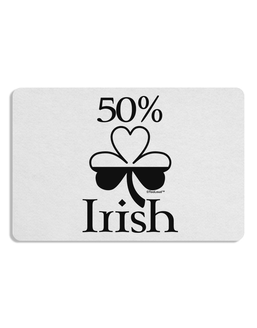 50 Percent Irish - St Patricks Day Placemat by TooLoud Set of 4 Placemats-Placemat-TooLoud-White-Davson Sales