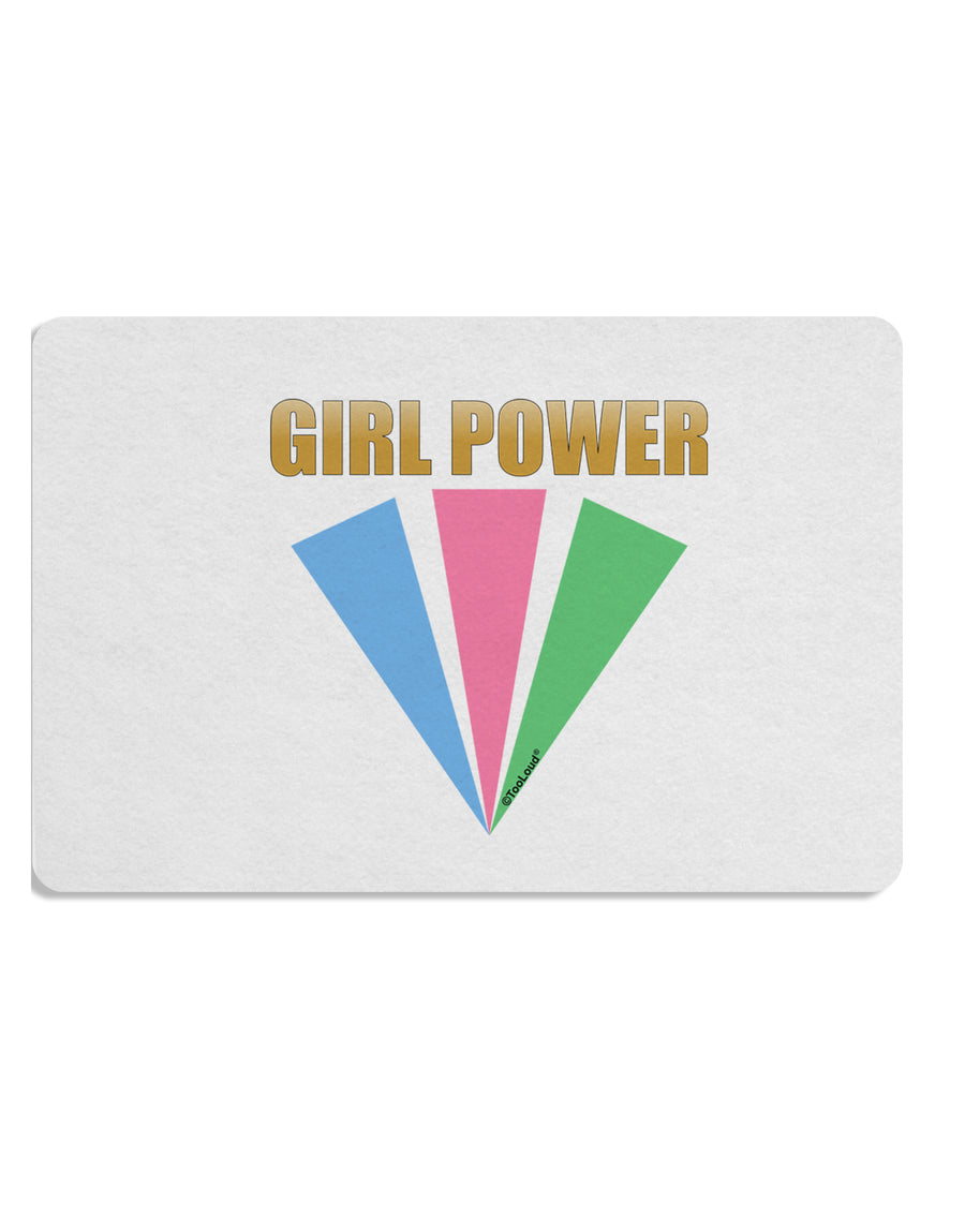 Girl Power Stripes Placemat by TooLoud Set of 4 Placemats-Placemat-TooLoud-White-Davson Sales