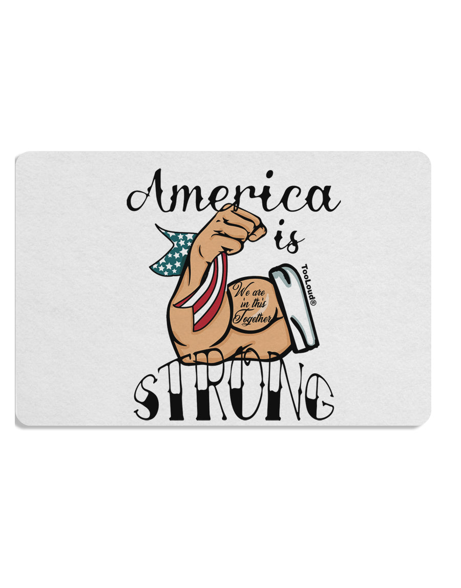 TooLoud America is Strong We will Overcome This Placemat Set of 4 Plac