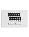 Twelve Drummers Drumming Text Placemat Set of 4 Placemats-Placemat-TooLoud-White-Davson Sales