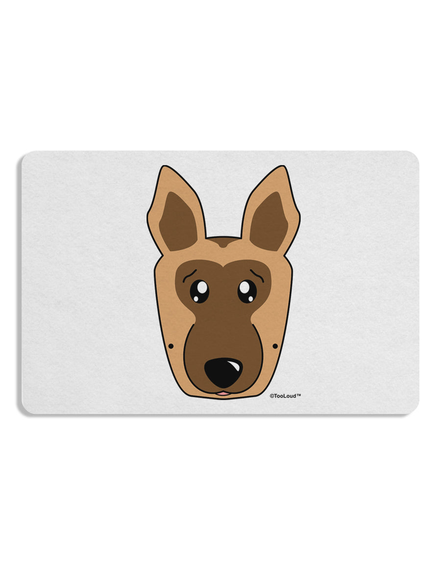 Cute German Shepherd Dog Placemat by TooLoud Set of 4 Placemats-Placemat-TooLoud-White-Davson Sales