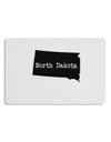 North Dakota - United States Shape Placemat by TooLoud Set of 4 Placemats-Placemat-TooLoud-White-Davson Sales