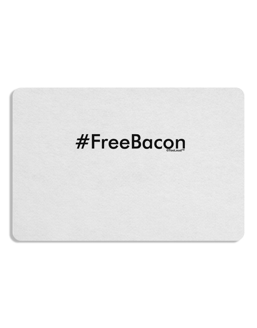 Hashtag Free Bacon Placemat Set of 4 Placemats-Placemat-TooLoud-White-Davson Sales