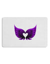 Cute Dark Angel Wings Black and Purple Heart 12 x 18 Placemat Set of 4 Placemats-Placemat-TooLoud-White-Davson Sales