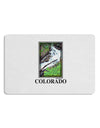 Colorado White River Text Placemat Set of 4 Placemats-Placemat-TooLoud-White-Davson Sales