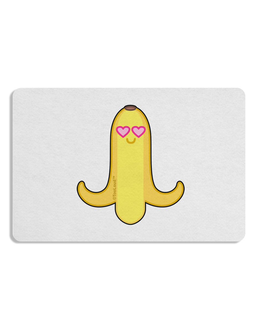 Infatuated Banana - Heart Eyes Placemat by TooLoud Set of 4 Placemats-Placemat-TooLoud-White-Davson Sales