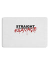 Straight Savage Placemat Set of 4 Placemats-Placemat-TooLoud-White-Davson Sales