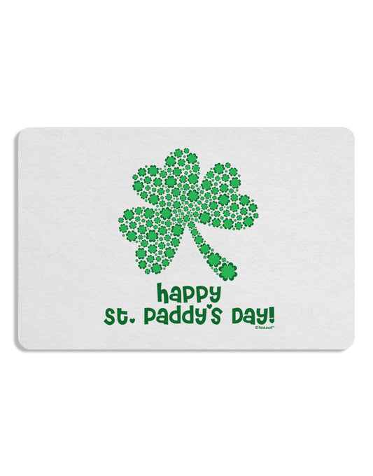 Happy St. Paddy's Day Shamrock Design Placemat by TooLoud Set of 4 Placemats-Placemat-TooLoud-White-Davson Sales
