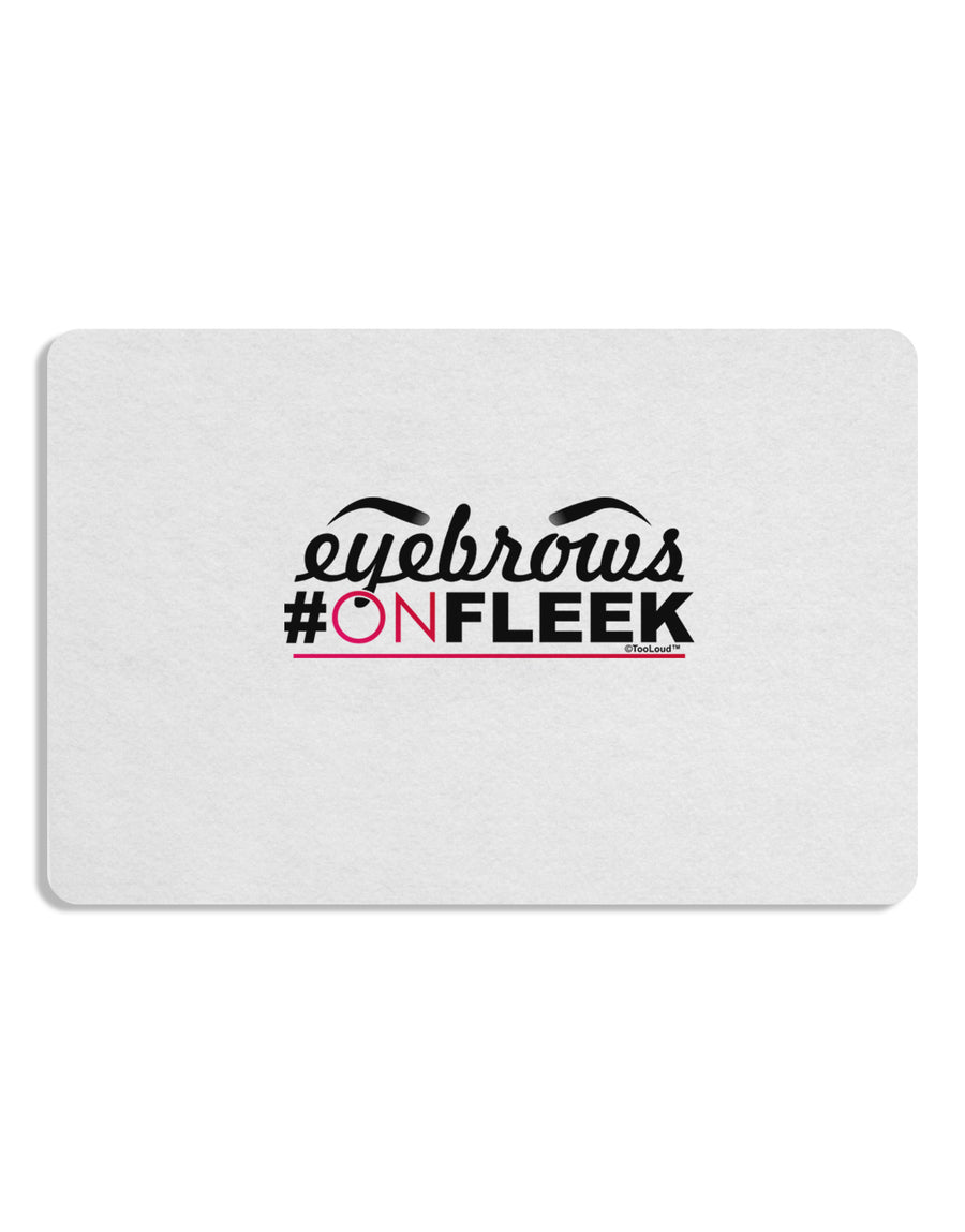 Eyebrows On Fleek Placemat Set of 4 Placemats-Placemat-TooLoud-White-Davson Sales