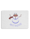 Snowman - Happy Holidays 12 x 18 Placemat Set of 4 Placemats-Placemat-TooLoud-White-Davson Sales