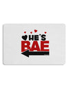 He's BAE - Left Arrow Placemat Set of 4 Placemats-Placemat-TooLoud-White-Davson Sales