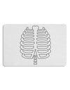 Skeleton Ribcage Halloween 12 x 18 Placemat Set of 4 Placemats-Placemat-TooLoud-White-Davson Sales