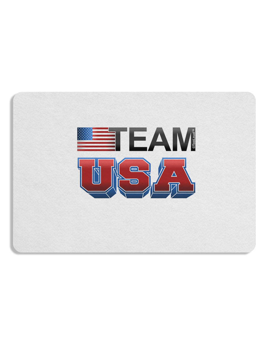 Sporty Team USA Placemat Set of 4 Placemats-Placemat-TooLoud-White-Davson Sales