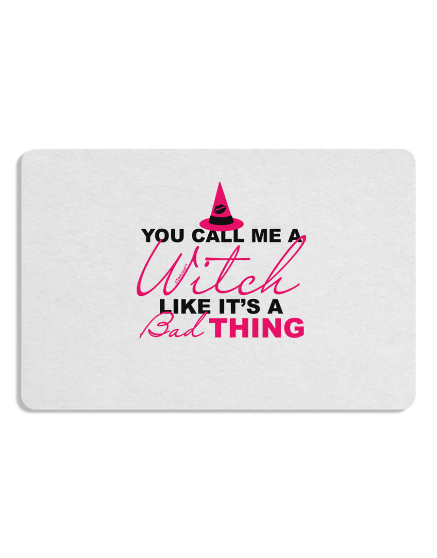 Witch - Bad Thing Text Placemat Set of 4 Placemats-Placemat-TooLoud-White-Davson Sales