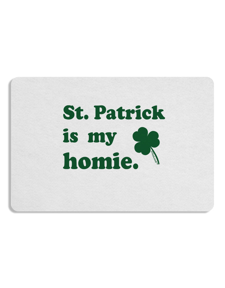 St Patrick is my Homie Placemat Set of 4 Placemats-Placemat-TooLoud-White-Davson Sales