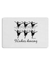 Nine Ladies Dancing Text Placemat Set of 4 Placemats-Placemat-TooLoud-White-Davson Sales