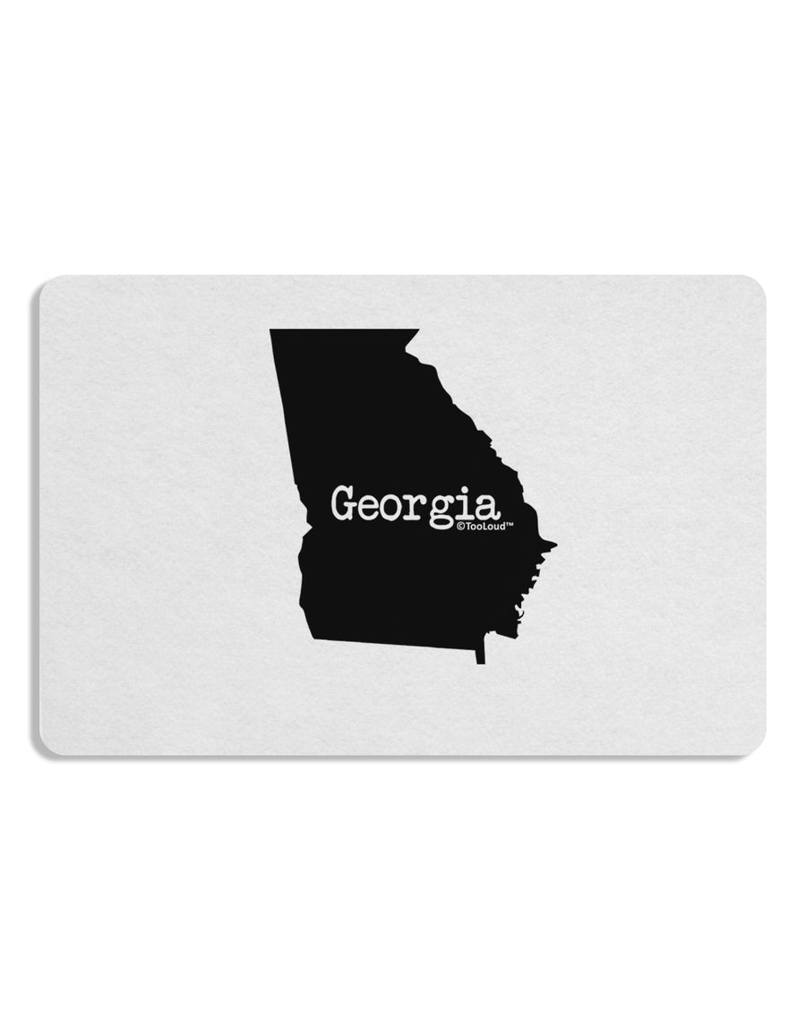 Georgia - United States Shape Placemat Set of 4 Placemats-Placemat-TooLoud-White-Davson Sales