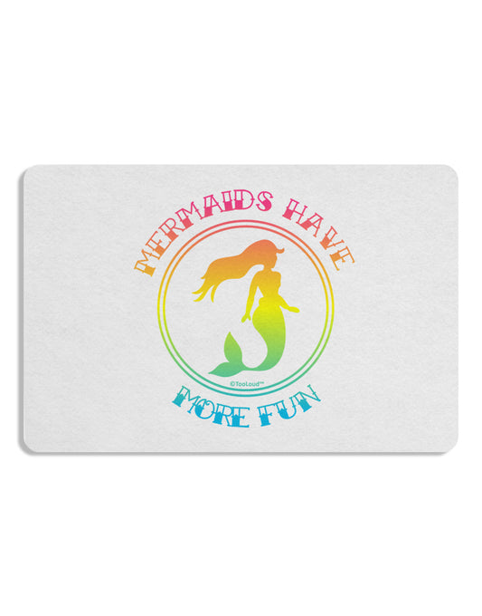 Mermaids Have More Fun - Beachy Colors Placemat Set of 4 Placemats-Placemat-TooLoud-White-Davson Sales