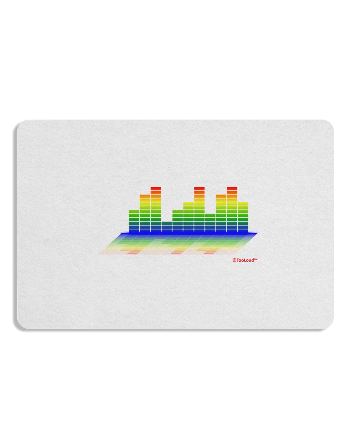 Equalizer Bars Design Placemat by TooLoud Set of 4 Placemats-Placemat-TooLoud-White-Davson Sales