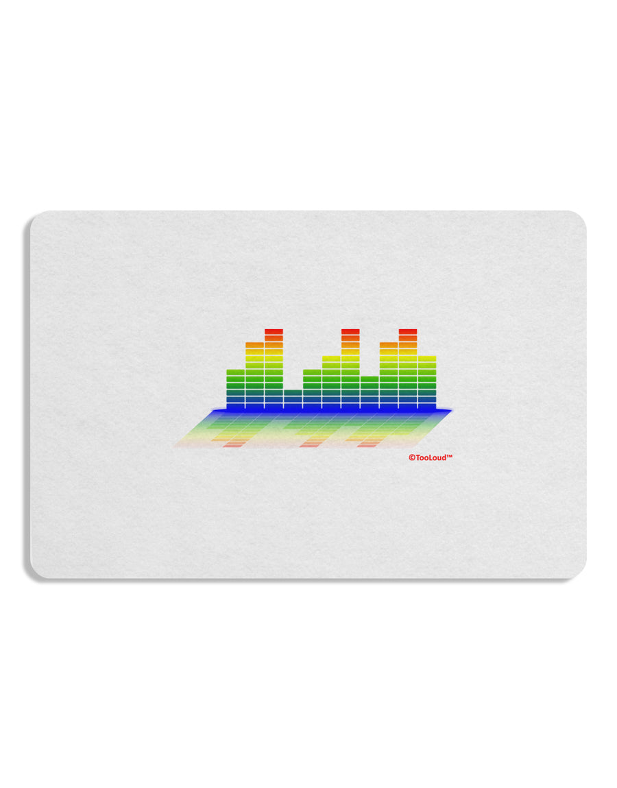 Equalizer Bars Design Placemat by TooLoud Set of 4 Placemats-Placemat-TooLoud-White-Davson Sales